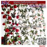 Artificial Flower Wholesale Rose Rattan Home Decoration Flower Wedding Supplies (B6012)