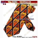 Hallwoeen Party Products Holiday Gfits Halloween Ties Pumpkins Necktie Party Cosutmes