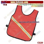 Easy Wearing Comfortable Simple Cycling Protection Reflective Clothes Nylon Vest