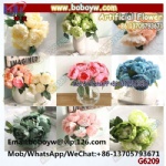 Wedding Bouquet Artificial Fake Peony Silk Flower Bridal Hydrangea Wedding Decor Novelty Gift
