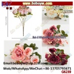 Artificial flower peony bouquet peony pink faux peony for sell wedding decoration wholesale