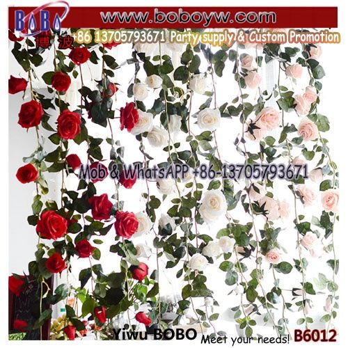 Artificial Flower Wholesale Rose Rattan Home Decoration Flower Wedding Supplies
