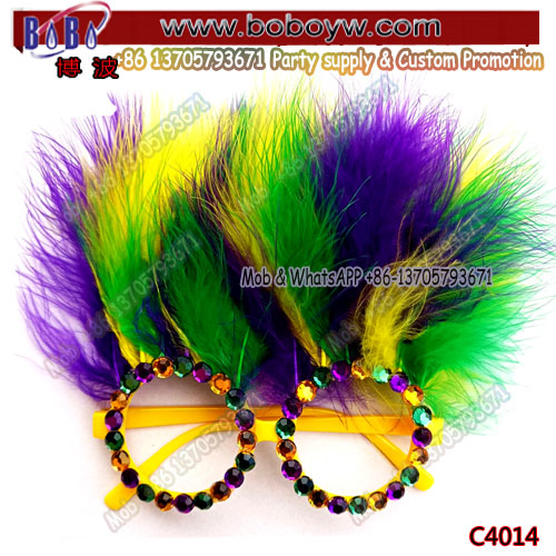 Holiday Items Funny Mardi Gras rainbow Glasses with diamond for Party Glasses Halloween Costumes