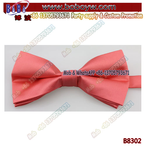 Polyester Tie Bowtie Microfiber Adult Adjustable Bow Tie