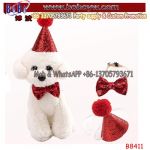 Pet Cute Birthday Party Cone Hat Bow Tie Collar Set for Small Dogs Cats Pets Birthday Party (B8411)