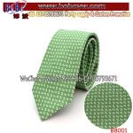 100% Silk Necktie Polyester Tie Dots Floral Woven Necktie Business Neck Tie Set (B8001)