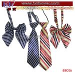 School Supply Custom Logo Tie Micpolyester Ties Bowtie School Tie Kid′s Bowtie Elastic Ties Factory Wholesale Logo Tie Necktie (B8016)