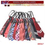 Silk Necktie Polyester Tie Best Halloween Carnival Party Costumes School Tie Party Supply (B8067)