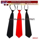 Jacquard Men Silk School Tie Customer Scarf Bowtie Polyester Tie Silk Necktie (B8069)
