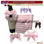 Mini Wine Bottle Bow Tie for Gift Packing Wedding Decoration Birthday Party Supply (B8335)