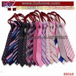Poloyester Tie Necktie Elastic Party Product Neck Ties School Tie Custom Logo Tie (B8068)