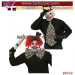 Evil Clown Jumbo Tie Accessory Fancy Dress Halloween Bow Party Supply Party Accessory (B8332)
