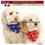 Acrylic Scarf Birthday Puppy Dog Bandana Cotton Bandana Pet Product (C1113)