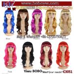 Synthetic Afro Halloween Costume The Queen Party Bobo Wigs Party Wig Factory (C3051)