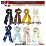 Hair Accessories Party Supply Customized Logo Tie Scrunchies Hair Scarf Tie Birthday Gift