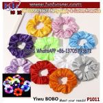 Fashion Party Light Scrunchies Amazon Hot Sale LED Light Colorful Satin Fashion Hair Scrunchies For Girls