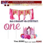 Baby′s Girls First Birthday Banners Set Festival Decoration Party Supplies