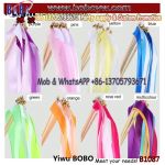 Ribbon Wands Mix Color Ribbon Wands Sticks With Bell Fairy Stick Party Streamers for Wedding Party Activities Gift