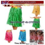 Flower Lei Hawaiian Party Supply Hawaiian Hula Grass Skirt Flower Wristband Party Beach Dress
