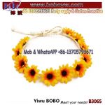 Hippies Set Accessories Chrysanthemum Headband Crown Hippie Wreath for Beauty Hair Jewelry