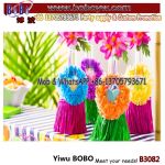 Wedding Party Drink Hula Skirts Birthday Party Gifts Small Artificial Flower Tie for Bottles Party Craft