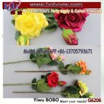 Real Touch Red Rose Artificial Silk Flower Peony Pink Wedding Bouquet Home Decor