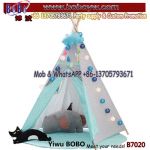 Polka Tots Kids Teepee Tent with Non Slip Padded Mat Kids (Sea Green Polka)