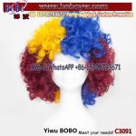 Halloween Wig Birthday Party Products Party Wig Soccer Crazy Football Fans Products Afro Wig BigWig