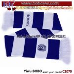 Promotion Products Custom Logo Scarves Knitted Acrylic Sports Scarf Football Fan Scarf Club Scarf