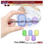 Promotion Items Travel multifunction washing paper soap washing hand bath soap sheets with keychains