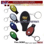 promotional products Reflected Keychain with lightwhistle Led Reflector Key Ring Light Christmas Gifts