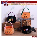 Halloween Pumpkin Bag Kids Candy Bag for Halloween Party Costumes