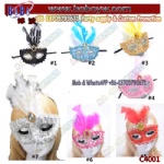 Masquerade Party Fancy Feather Mask Halloween Christmas Party Pace Mask Cosplay Decoration