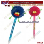 Christmas Gifts Custom Printed Fuzzy Pens Gift Pen Wholesale School Supply in Stationery Set