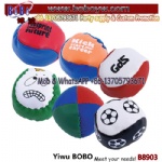 wholesales promotion Items PVC PU leather customized kick ball footbag hacky sack juggling ball