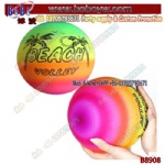 Inflatable Balls PVC Beach Ball Birthday Party Decoration Rainbow Volleyball Outdoor Sports Toy Beach Ball