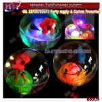 Flashing Luminous Rubber Bouncing Toy Poprygunchik Antistress Light LED Jumping Ball Game Toys for Children