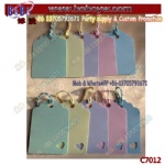 Baby Shower Key Tag Mixed Pastel Gift Tags Lables Wedding favor Name Card