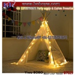 LED light outdoor camping tents birthday party atmosphere lamp decoration Teepee Tent for Kids Lighting Birthday Party Items