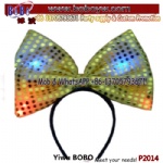 Hair Products Light up Spangle Bow Tie Party Costumes Halloween Christmas Gift Hairband