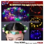 Crown Light Up Headbands Party Garland Wreath LED Hairband Wedding