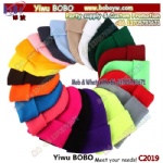 Classic Unisex Colorful Warm Winter Hats Acrylic Knit Cuffed Beanie with Custom Logo
