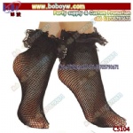 Black Fishnet Stockings Lady Pants Ankle Carnival Costumes