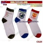 Factory Wholesales African Style Student Socks with School Logo School Socks custom school socks