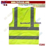 New Design Security Equipment Road Safety Clothing 100% Polyester Fabric Nigeria Safety Reflective Vest