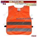 high visibility orange color kids reflective security safety vest reflective workwear