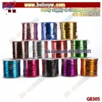 Multicolour metallic twist ties for packing and decoration