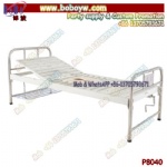 Hospital Bed Medical CR bedside steel spraying plastic bed body punching bed surface with shoe rack rocker protection device Paralysis nursing bed