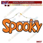 Purchase Agent Halloween Holiday Decoration Glitter Spooky Sign 15in