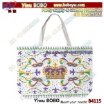 Mardi Gras Tote Bag Custom Holiday Mardi Gras  Canvas Beads Bags Party Bag
